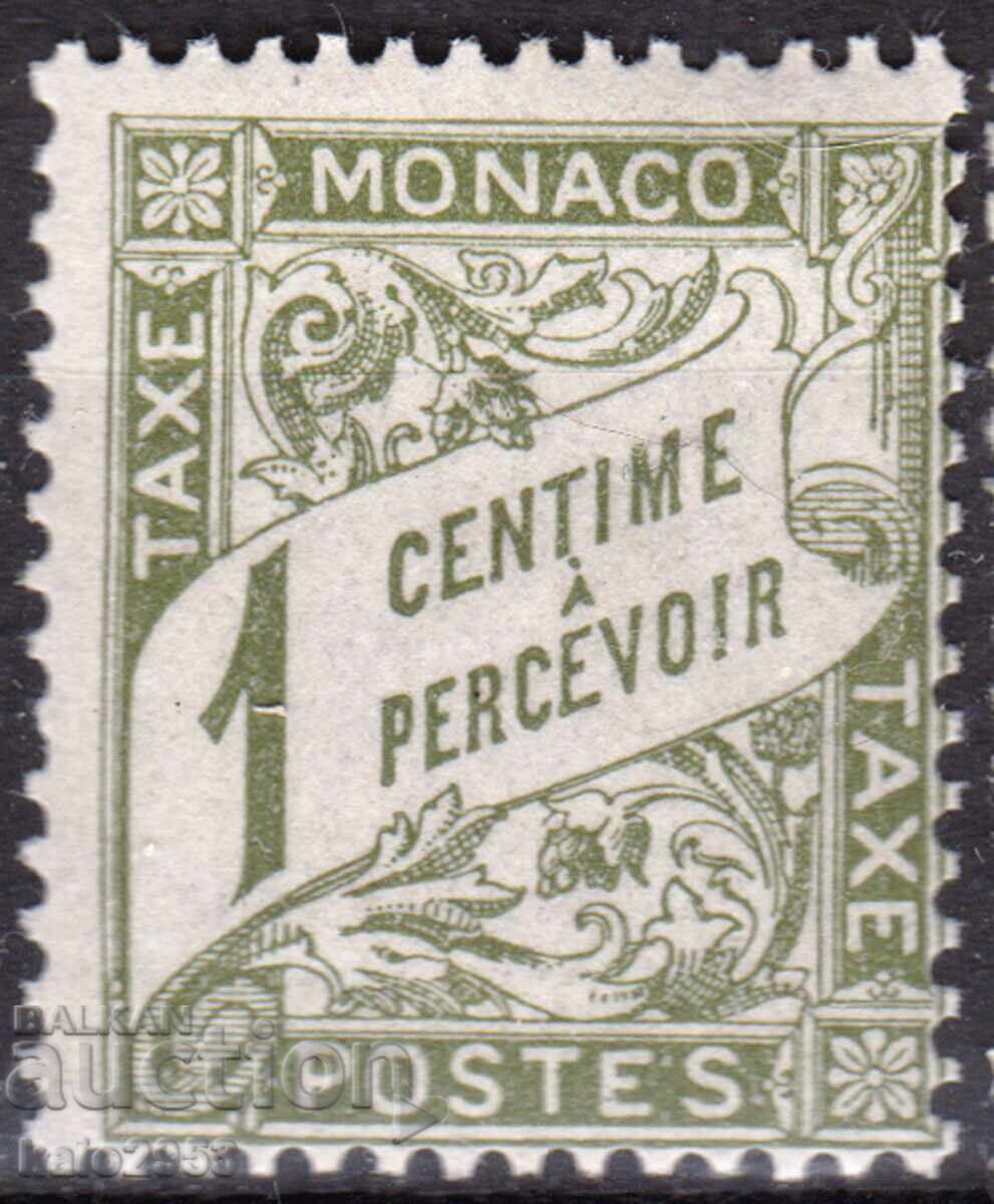 Монако-1904-За Доплащане-Цифра,MNH