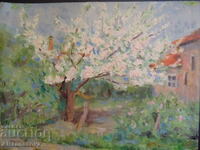 TANYA TANCHEVA painting "Spring Landscape" oil 1990 #2