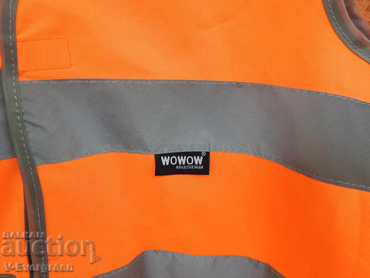 Delivery of Rotary Club reflective vest