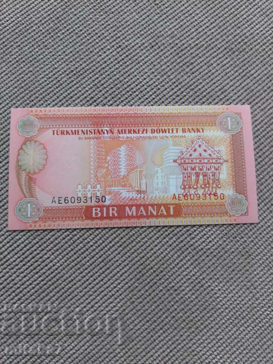 1 manat 1993, Turkmenistan