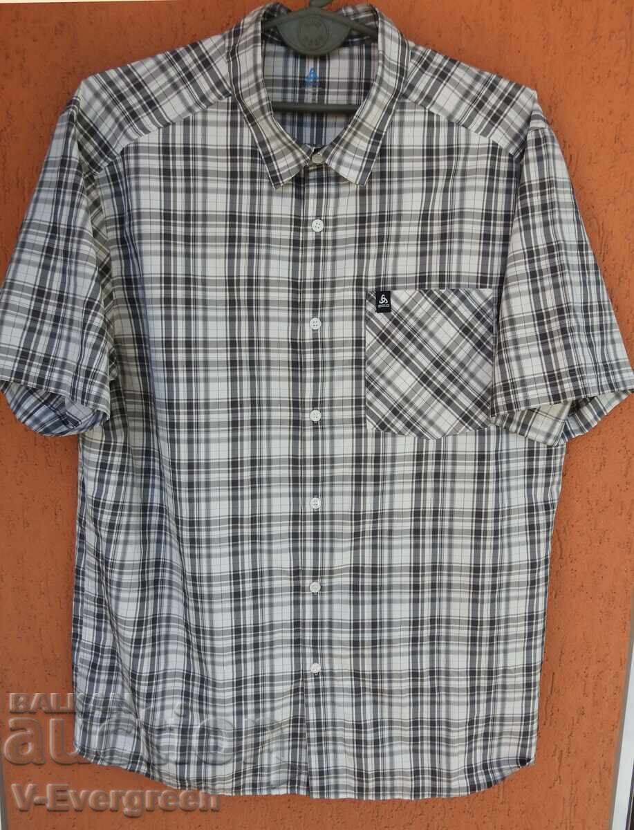 Men's Odlo plaid transitional shirt (XL)