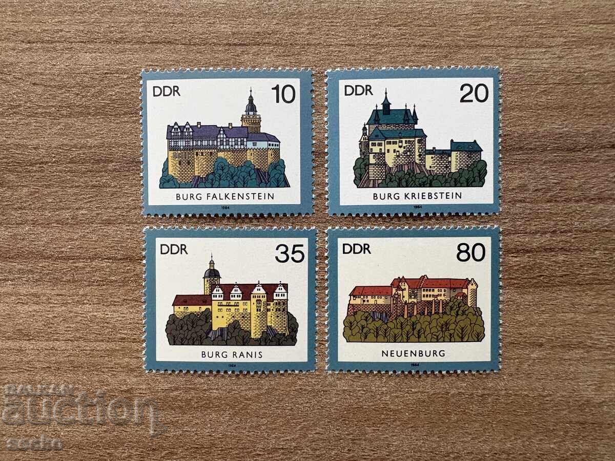 ГДР - Замъци и дворци (1984) MNH