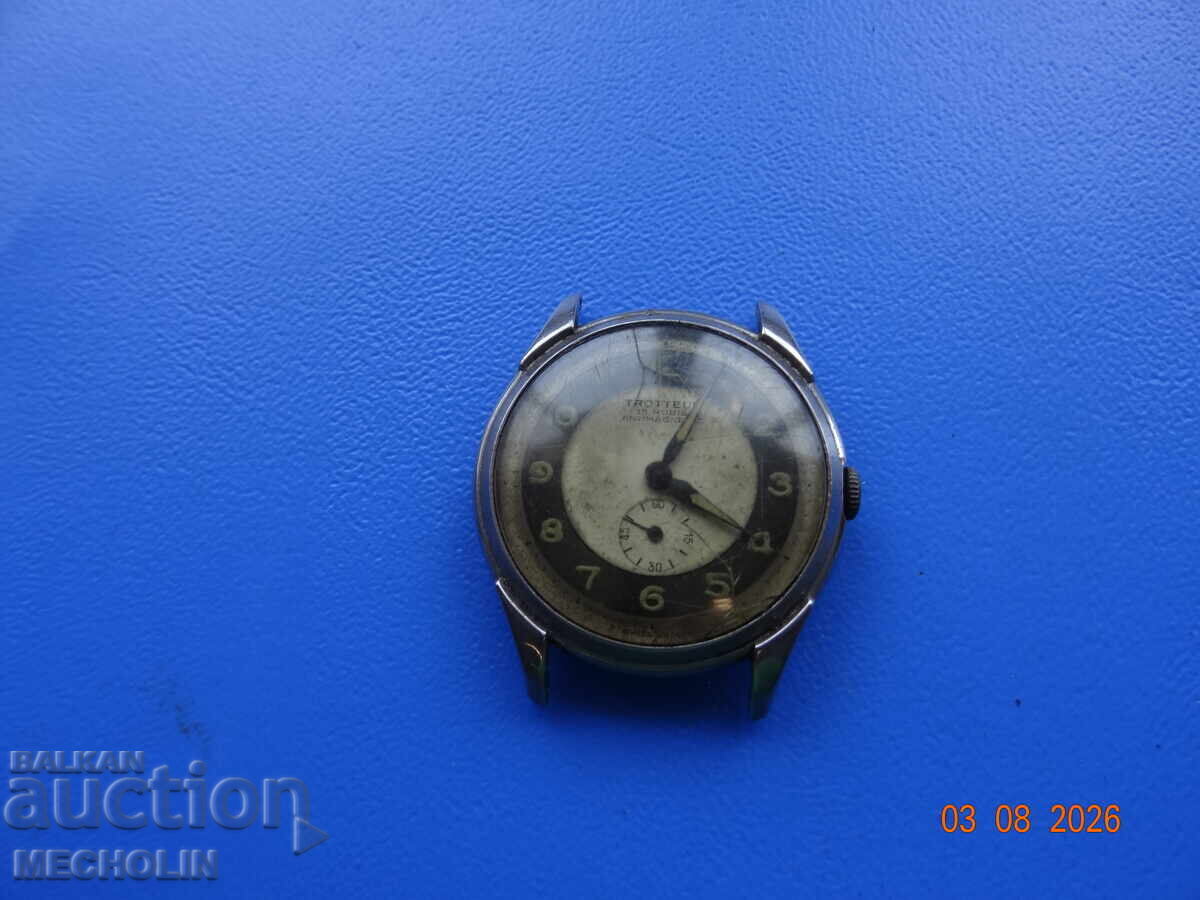 WW2 COLLECTIBLE WATCH TROTTEUR SWISS - 5