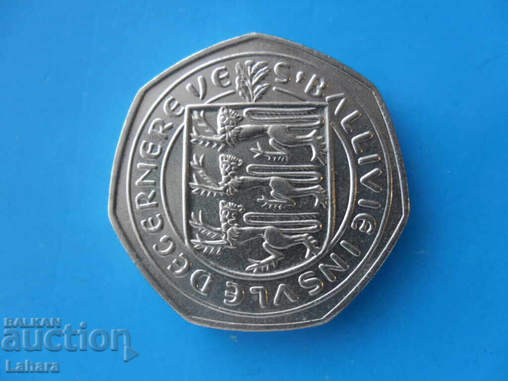 50 pence 1969 Guernsey cu preț € 7.00 | 13.69 BGN