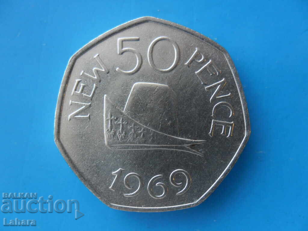 50 pence 1969 Guernsey