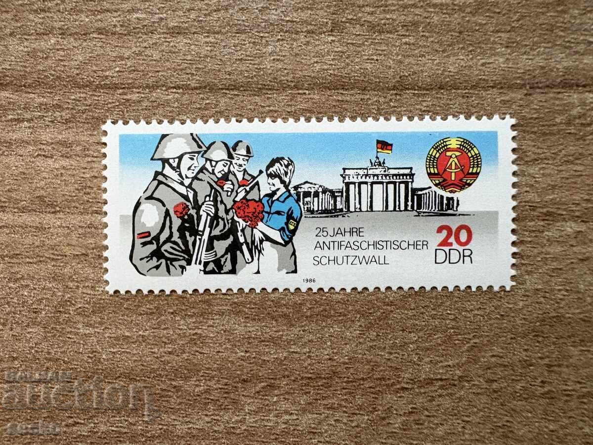 GDR - 25th Anniversary of the Wall (1986) MNH