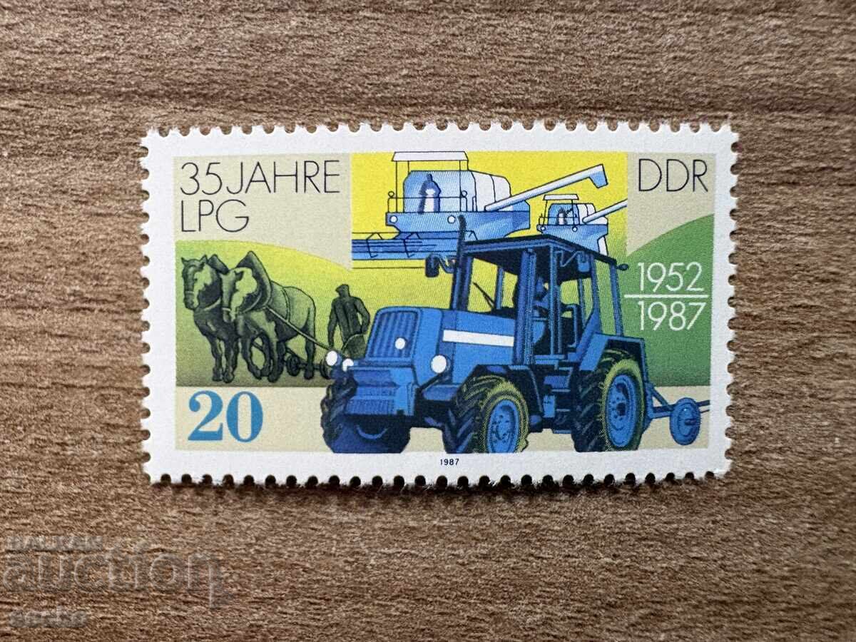 RDG - 35 ani de la înființarea cooperativelor agricole de producție (1987) MNH