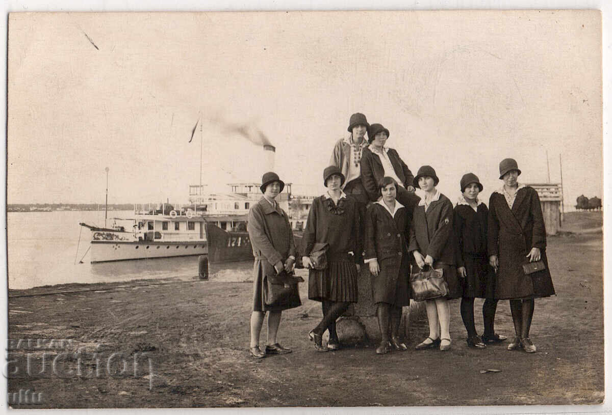 България, Свищов, пристанището, RPPC, непътувала