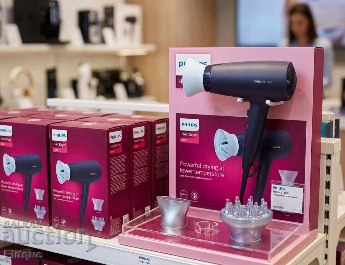 Philips Hair Dryer, 2100 W, Thermo Protect