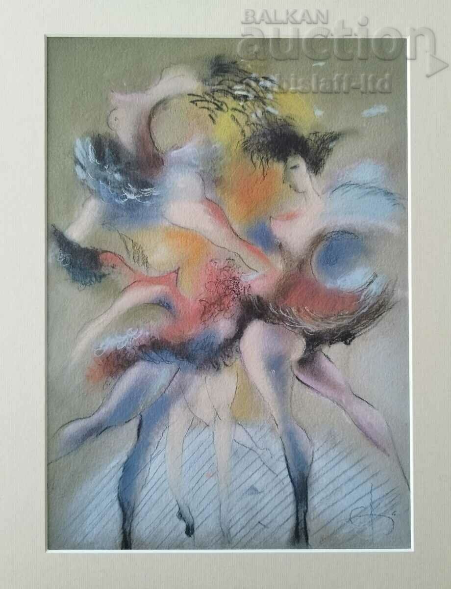Картина, "Балерини", худ. Екатерина Генова-Куртева
