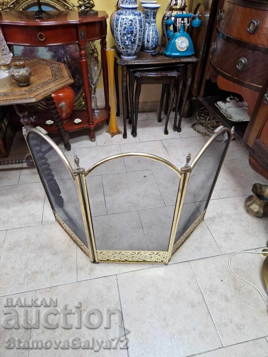Beautiful English bronze fireplace screen with price 99.00 €