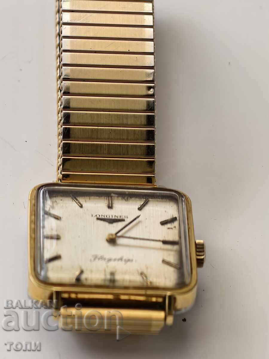 LONGINES FLAGIHIP SWISS MADE РЯДЪК ПОЗЛАТЕН РАБОТИ БЕЗ ГАРАН с цена 27.00 €