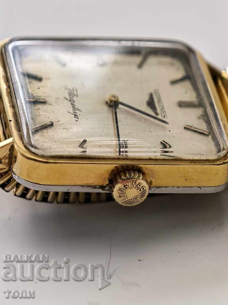 Аукцион LONGINES FLAGIHIP SWISS MADE РЯДЪК ПОЗЛАТЕН РАБОТИ БЕЗ ГАРАН