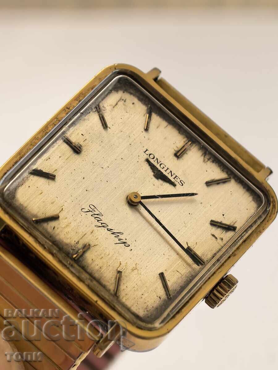 LONGINES FLAGIHIP SWISS MADE РЯДЪК ПОЗЛАТЕН РАБОТИ БЕЗ ГАРАН