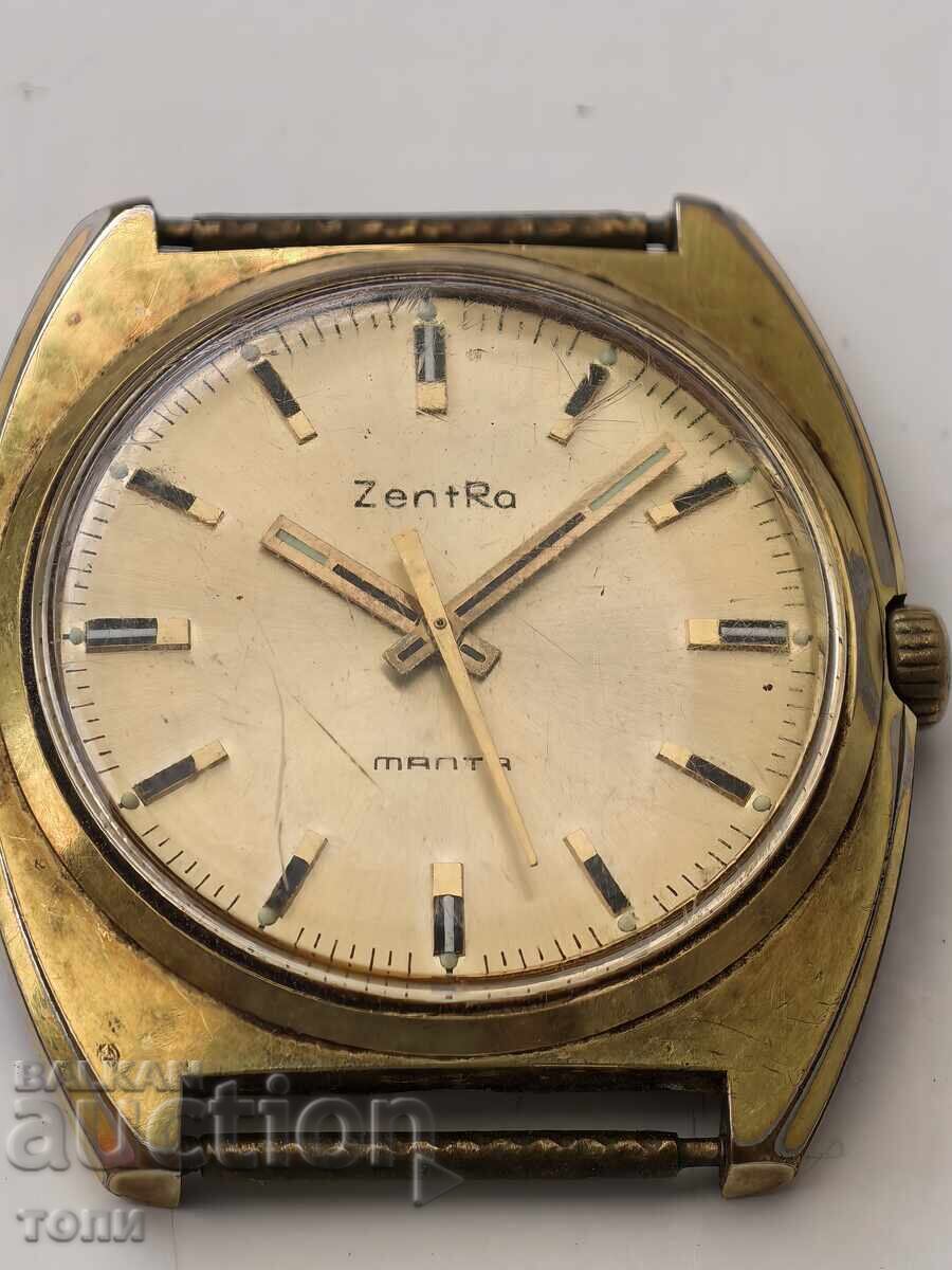 ZENTRA SWISS MADE РЯДЪК ПОЗЛАТЕН РАБОТИ БЕЗ ГАРАНЦИЯ БЗЦ.!!! с цена 2.50 €