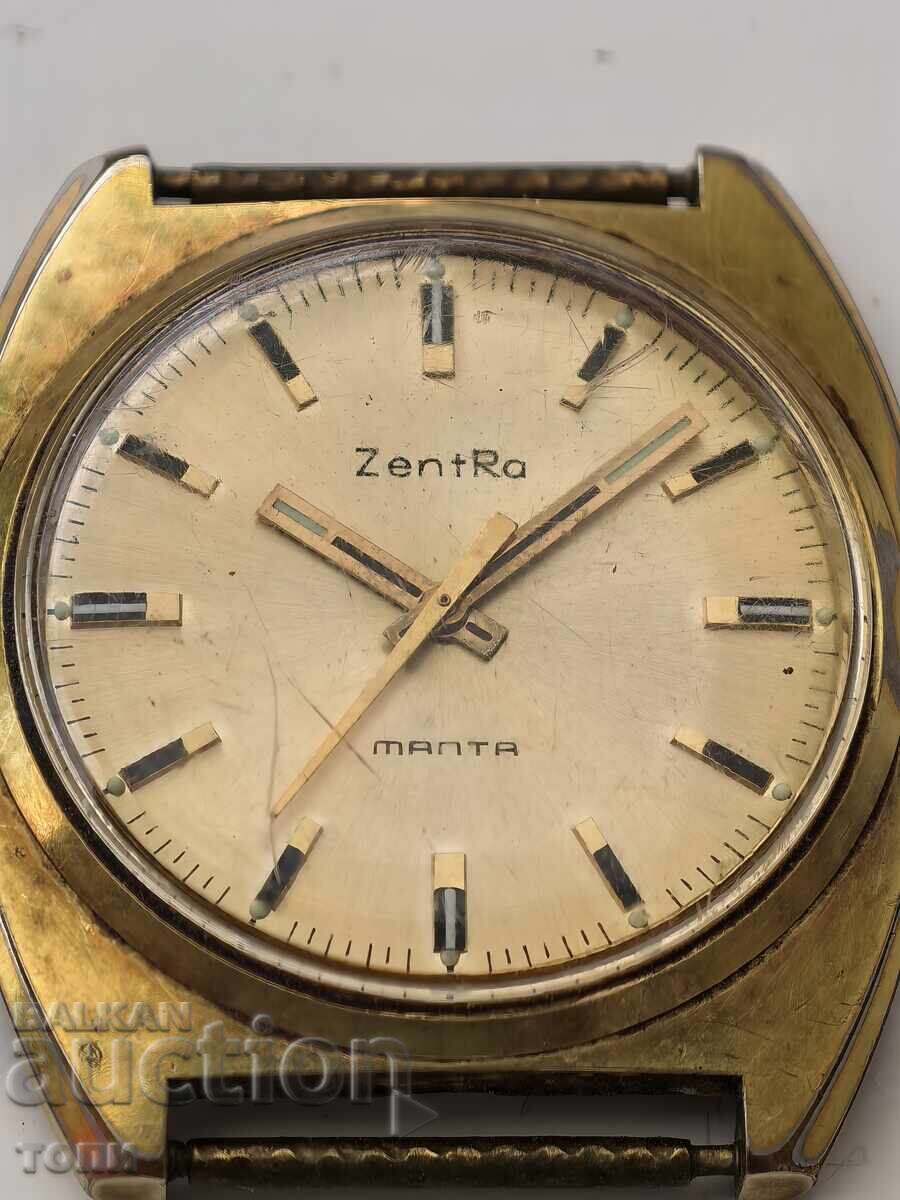 Аукцион ZENTRA SWISS MADE РЯДЪК ПОЗЛАТЕН РАБОТИ БЕЗ ГАРАНЦИЯ БЗЦ.!!!