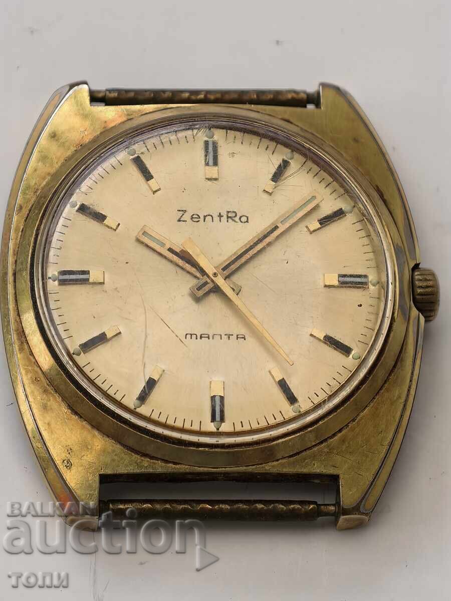 ZENTRA SWISS MADE РЯДЪК ПОЗЛАТЕН РАБОТИ БЕЗ ГАРАНЦИЯ БЗЦ.!!!