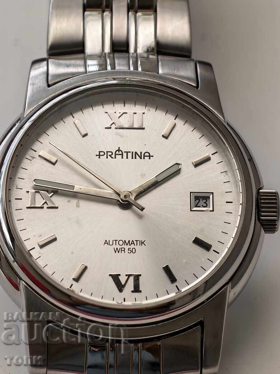 PRATINA AUTOMATIC WR50 GERMANY MADE РЯДЪК РАБОТИ БЕЗ ГАРАНЦИ с цена 0.01 €