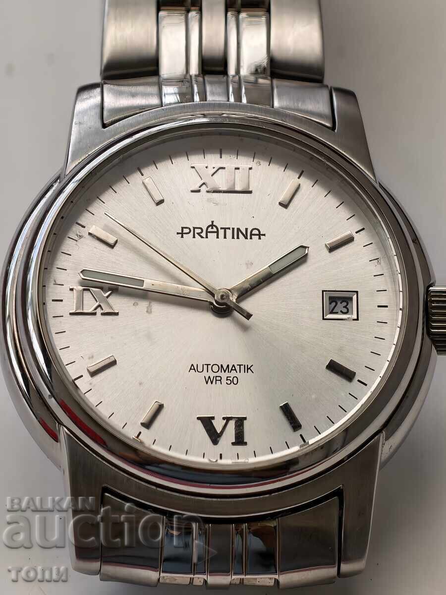 PRATINA AUTOMATIC WR50 GERMANY MADE РЯДЪК РАБОТИ БЕЗ ГАРАНЦИ