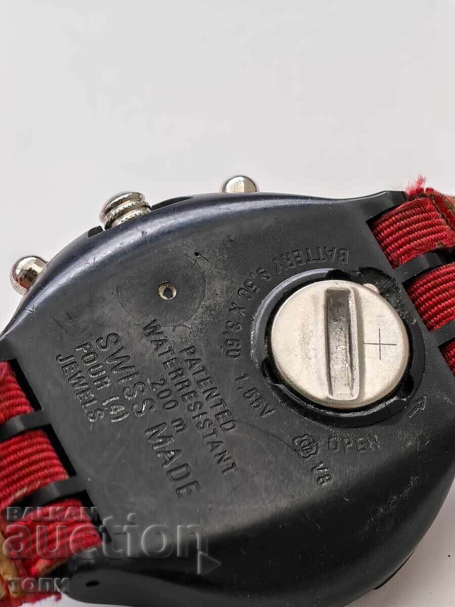 SWATCH CHRONOGRAPH QUARTZ SWISS MADE РЯДЪК НЕ ЗНАМ ДАЛИ РАБО - 5