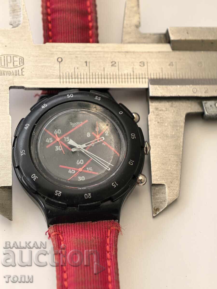 SWATCH CHRONOGRAPH QUARTZ SWISS MADE РЯДЪК НЕ ЗНАМ ДАЛИ РАБО - 6