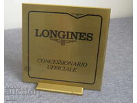 Vintage table sign advertising LONGINES watches