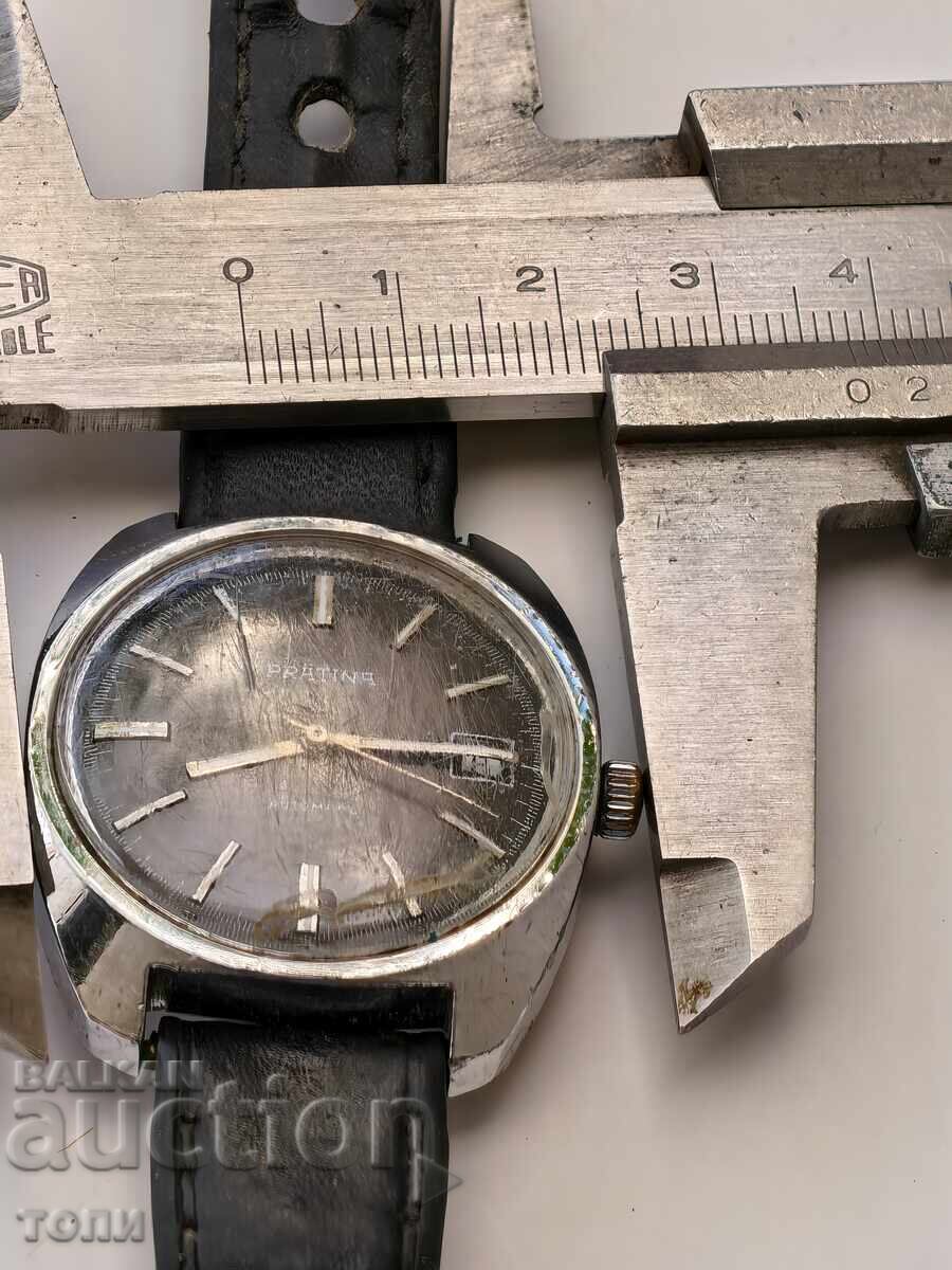 PRATINA AUTOMATIC SWISS MADE РЯДЪК РАБОТИ БЕЗ ГАРАНЦИЯ БЗЦ.! - 7