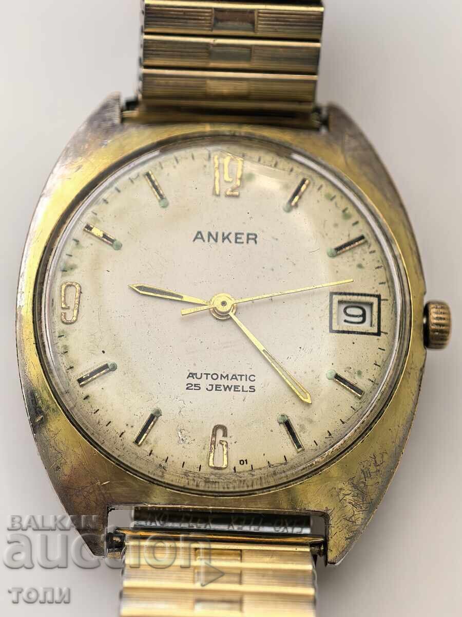 ANKER AUTOMATIC GERMANY MADE РЯДЪК РАБОТИ БЕЗ ГАРАНЦИЯ БЗЦ ! с цена 0.01 €