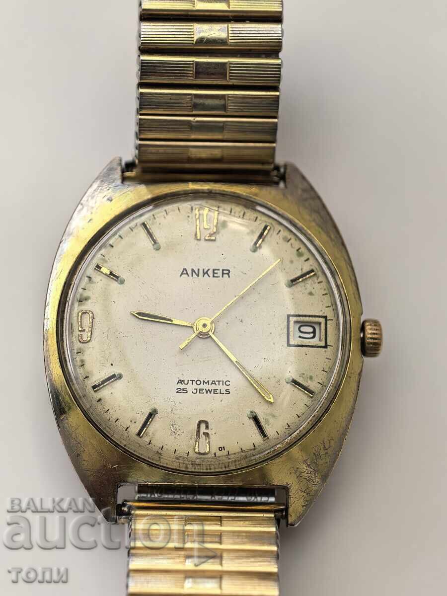 ANKER AUTOMATIC GERMANY MADE РЯДЪК РАБОТИ БЕЗ ГАРАНЦИЯ БЗЦ !