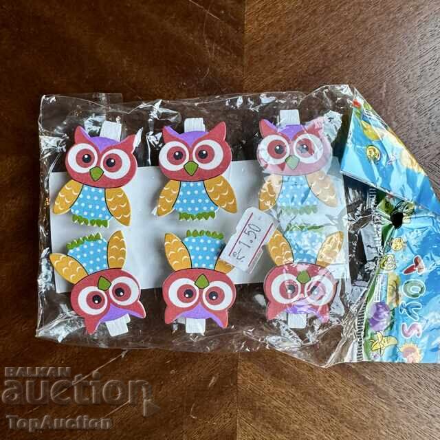Auction Decorative wooden photo clips, decoration, 12 pcs. New! Auction Decorative wooden photo clips, decoration, 12 pcs. New!