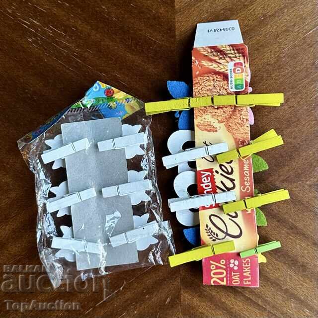 Delivery of Decorative wooden photo clips, decoration, 12 pcs. New! Delivery of Decorative wooden photo clips, decoration, 12 pcs. New!