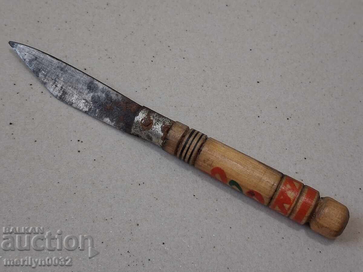 Auction  Old Soviet narrow-blade knife USSR 7