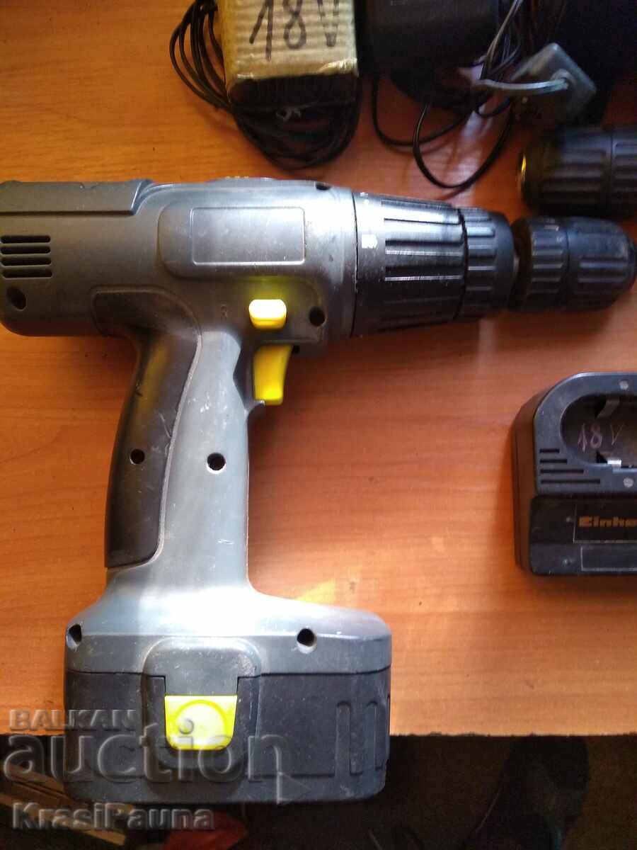 2 pcs. cordless drills for repair / parts with price 45.00 €