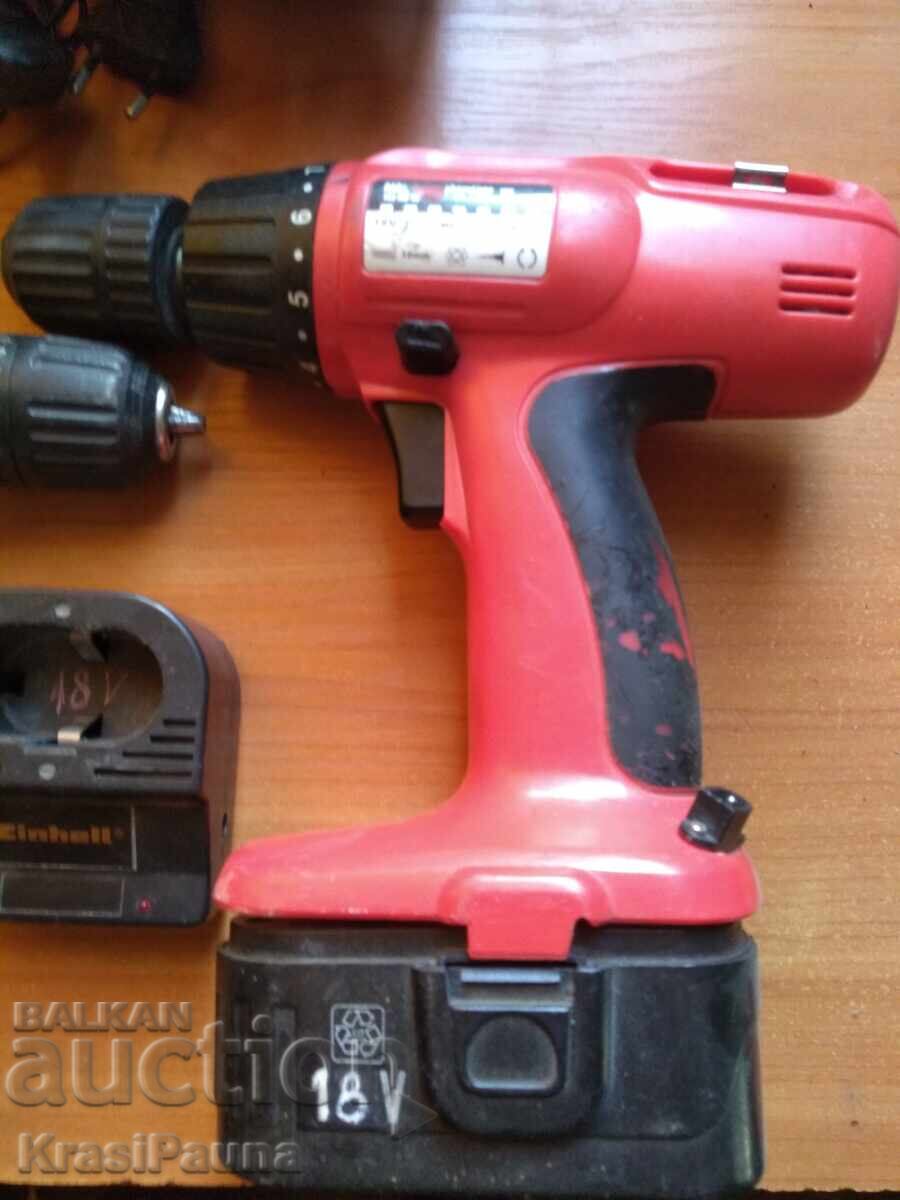 2 pcs. cordless drills for repair / parts - 5