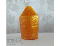 Katalin Bakelite Lava Flow wall mount with label