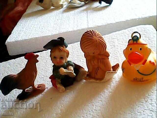 Lot of stone and plaster toys and others - 5