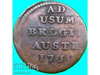 Austrian Netherlands 1750 1 Liard Maria Theresa - rare!