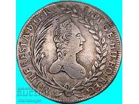 20 Kreuzer 1765 Austria Patron Hungarian Maria Theresa Patina