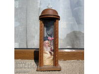 Old small Bulgarian handmade wooden altar