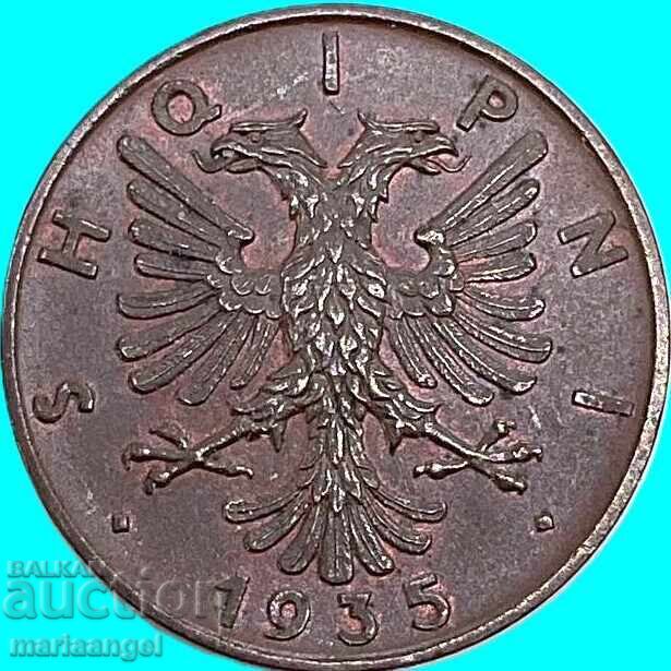 1935 2 киндар Албания 2 Qindar Shqipni Рим крал Зог