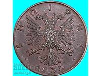 1935 2 киндар Албания 2 Qindar Shqipni Рим крал Зог