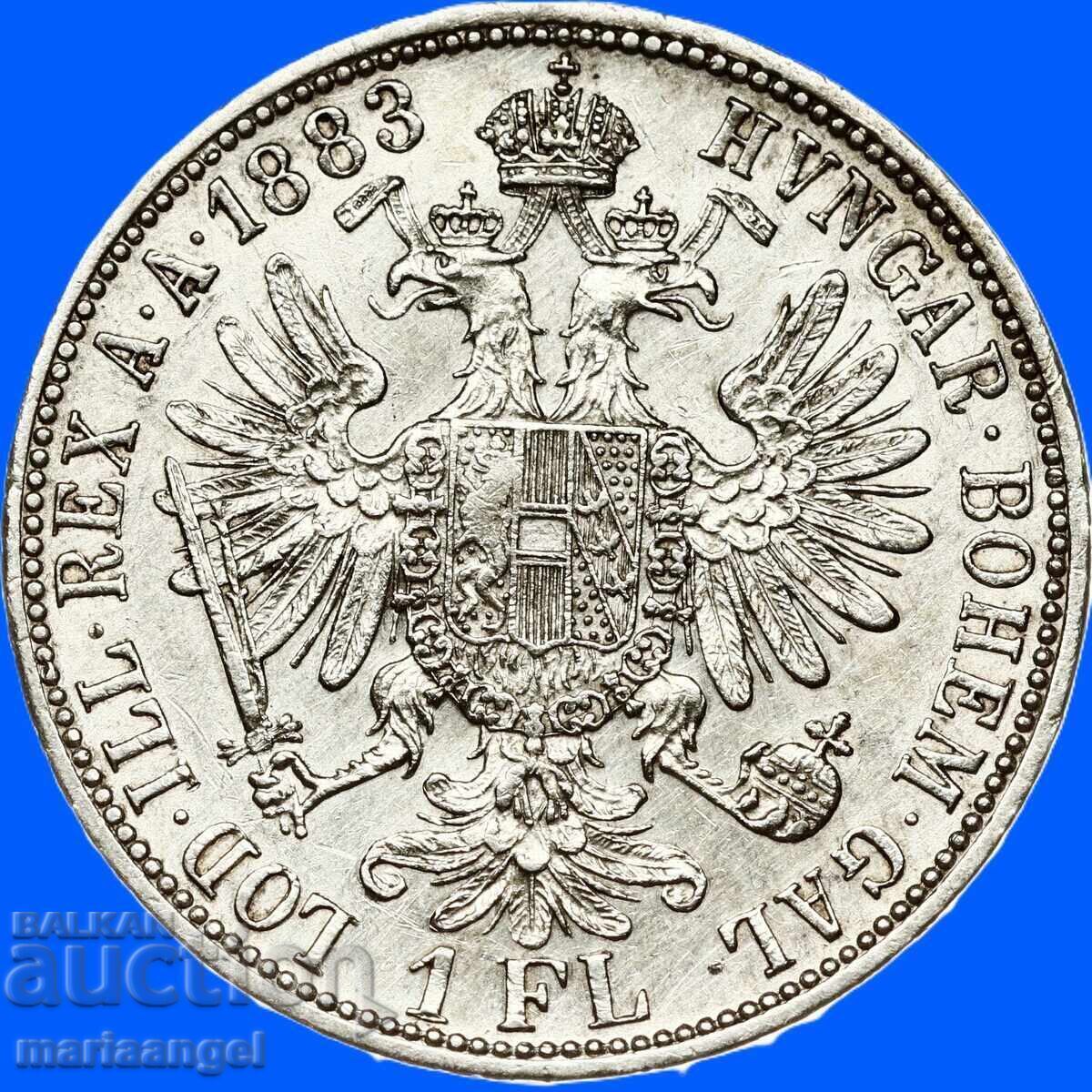 Доставка на 1 Флорин 1883 Австрия Франц Йозеф I сребро