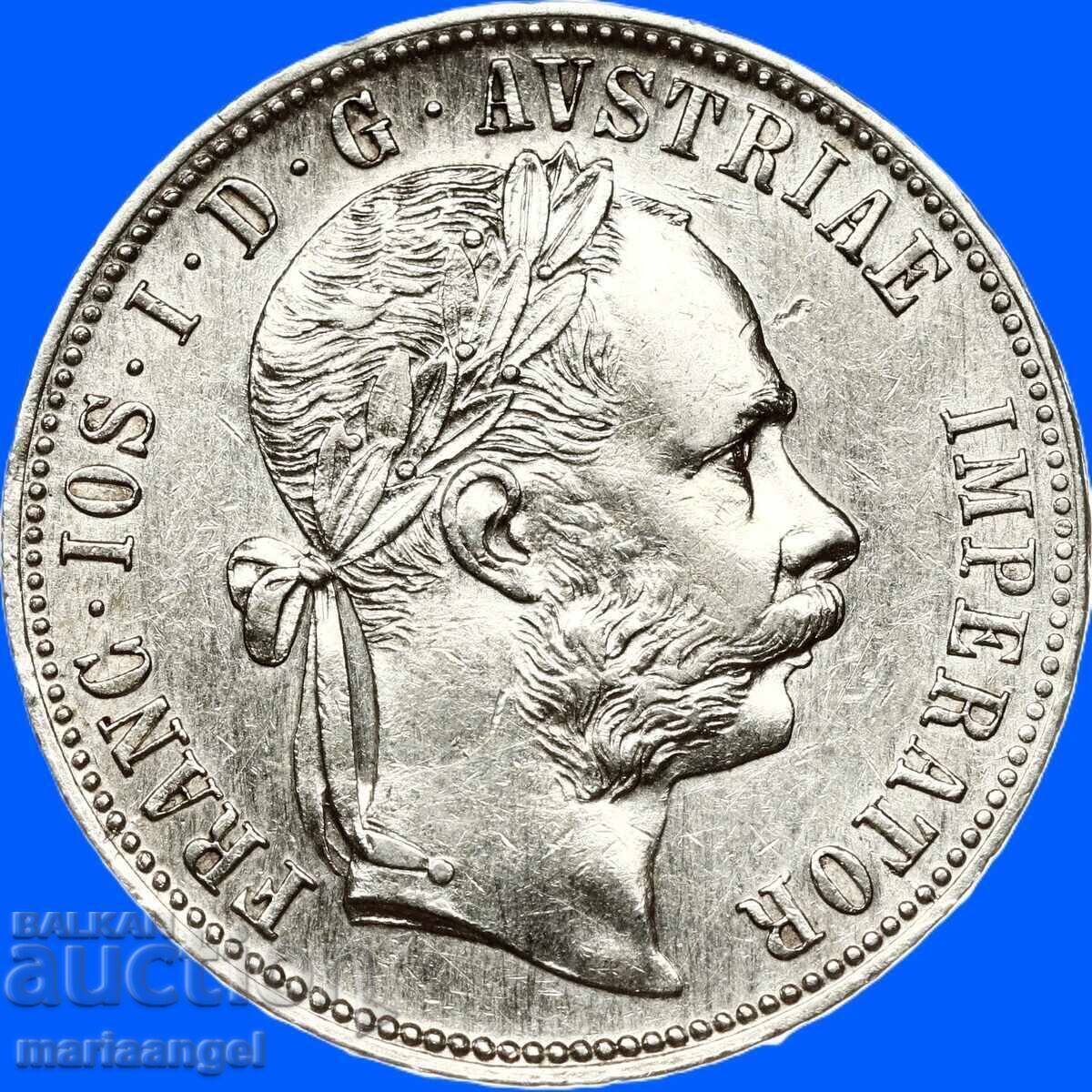 1 Флорин 1883 Австрия Франц Йозеф I сребро