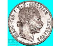 1 Флорин 1880 Австрия Франц Йозеф I сребро