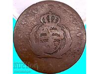 Saxony 1 pfennig 1808 N Germany - rare