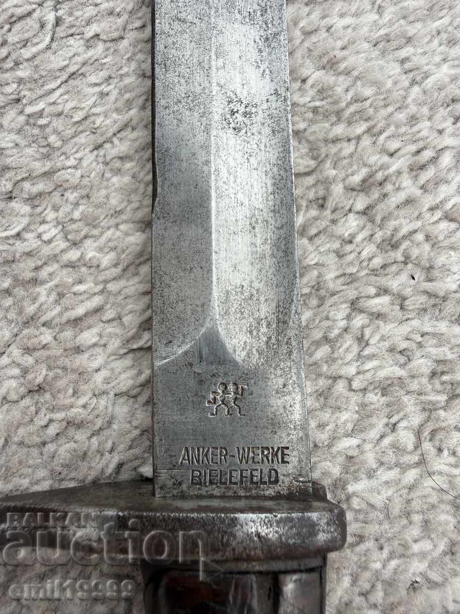 Παράδοση Γερμανική ξιφολόγχη Mauser S98/05 "Butcher" με θήκη Παράδοση Γερμανική ξιφολόγχη Mauser S98/05 "Butcher" με θήκη