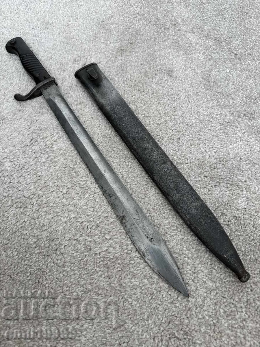 Γερμανική ξιφολόγχη Mauser S98/05 "Butcher" με θήκη Γερμανική ξιφολόγχη Mauser S98/05 "Butcher" με θήκη
