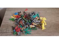 Old plastic figurines