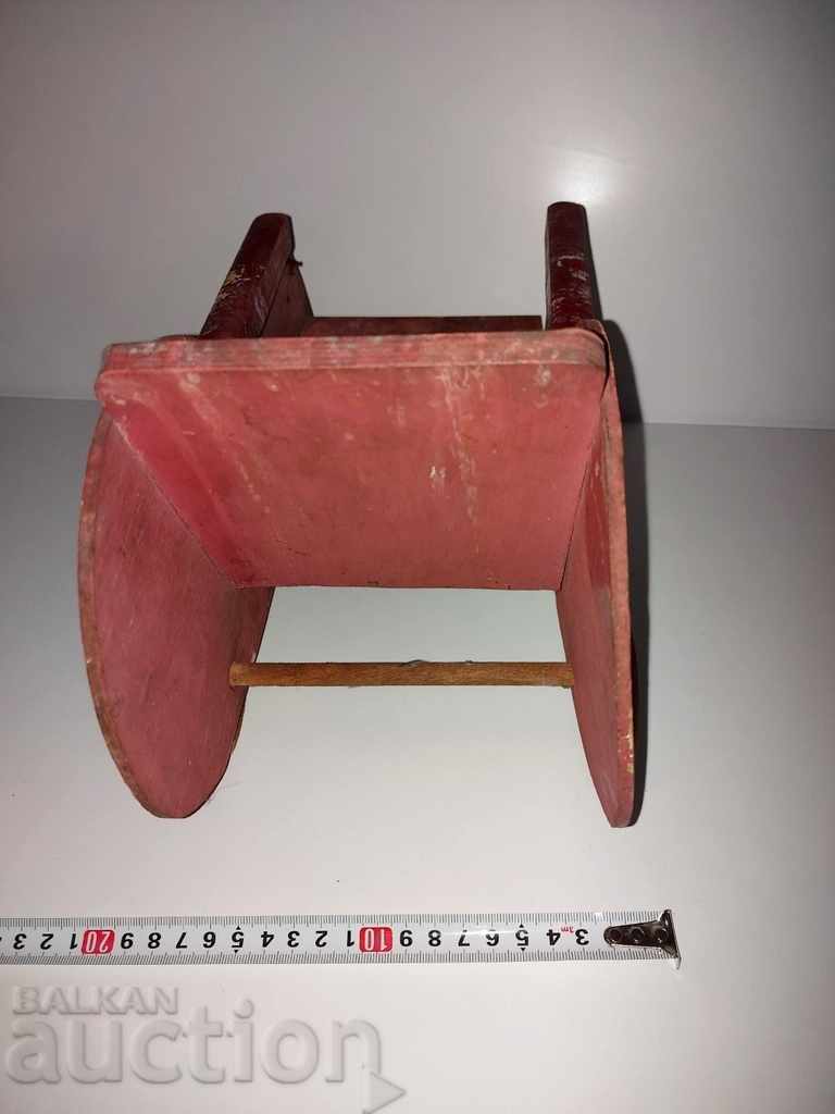 Auction  KINGDOM LARGE CHILDREN'S WOODEN DOLL STROLLER TOY