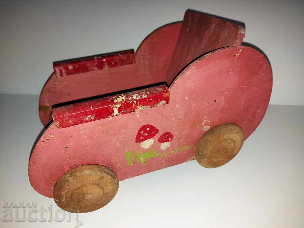 Delivery of KINGDOM LARGE CHILDREN'S WOODEN DOLL STROLLER TOY
